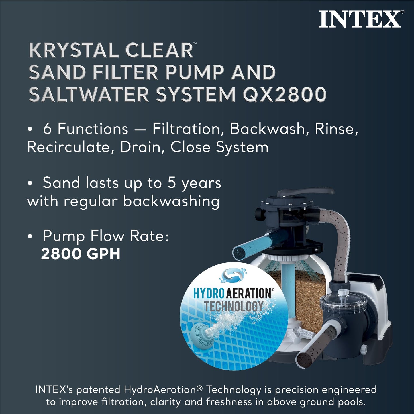 Intex 32' x 16' x 52" Ultra XTR Rectangular Outdoor Swimming Pool Set with Pump - Large Above Ground Backyard Rectangle Pool w/ 45-Inch Deep Water