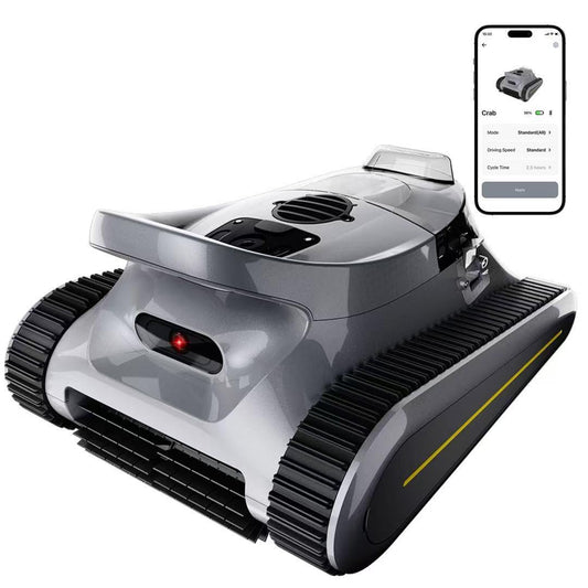 Cordless Robotic Pool Cleaner -Pool Vacuum 180W Brushless Motor, 45,000Pa Suction, Wall Climbing, Sonar Navigation, 3 Modes Automatic Pool Robot for Inground & Above-Ground Pools Up to 2150 Sq. Ft.
