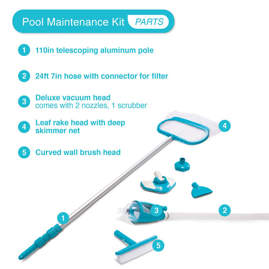 Intex 26373EH 32ft x 16ft x 52in Ultra XTR Frame Above Ground Rectangular Swimming Pool Set with Sand Filter Pump, Ladder, Cover, & Maintenance Kit