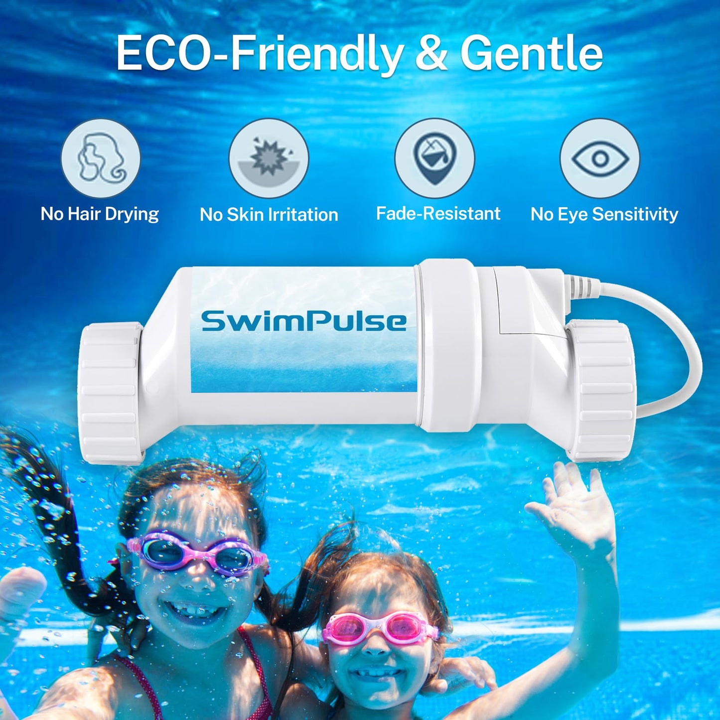Swimpulse Salt Cell - up to 40,000 Gallons Swimming Pool Chlornie Generator,1 Year Warranty,Salt Cell for Pool, Chlorination Pool Salt Cell Fits for Hayward W3T-CELL-15 BLT15H