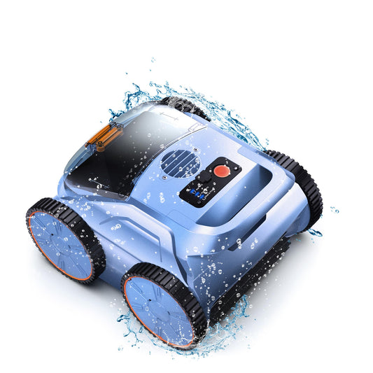 (2025 New) Robotic Pool Vacuum, Robotic Pool Cleaner for Inground Pools, Smart Navigation, Floor/Wall/Waterline Cleaning, 180 Mins Runtime for Pool Up to 2100 Sq.ft